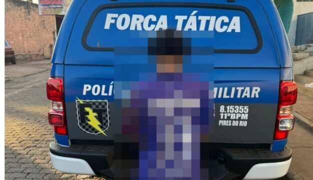 Foragida da Justiça é capturada em Pires do Rio durante patrulhamento da Força Tática