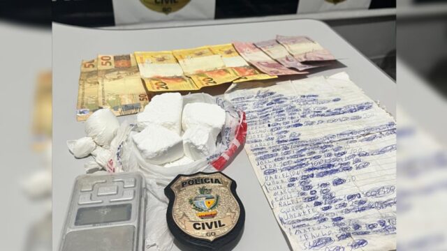 Polícia Civil prende homem de 27 anos por tráfico de drogas em Pires do Rio, GO