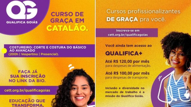 Colégio Tecnológico Aguinaldo de Campos Netto oferece cursos gratuitos com incentivo financeiro em Catalão