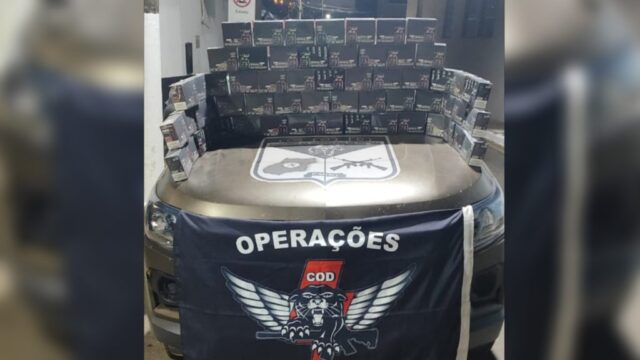 Operação do COD apreende 375 cigarros eletrônicos do Paraguai e prende indivíduo em Catalão