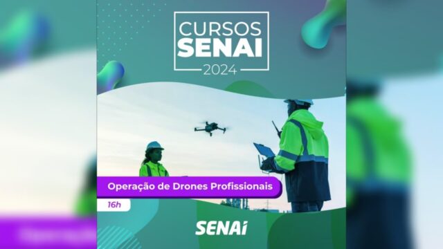 SENAI abre matrículas para curso de operação de drones profissionais