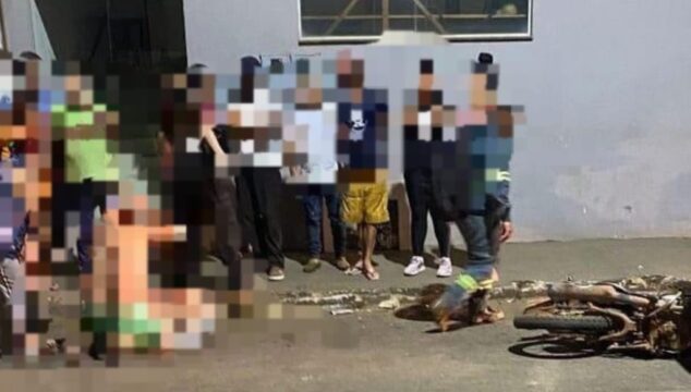 Colisão entre caminhão e moto deixa homem ferido em Ouvidor