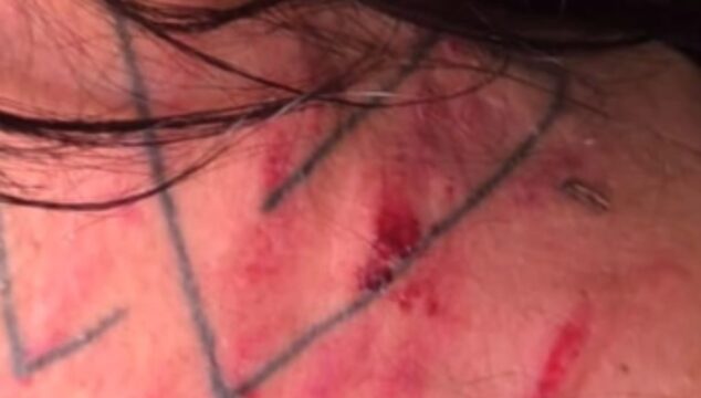 Policia flagra homem agredindo namorada com socos e chutes em Caldas Novas