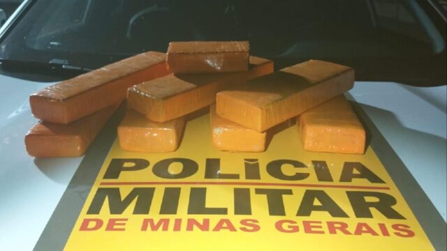 Indivíduo é preso com 8 barras de maconha em rodovia de Abadia dos Dourados, MG