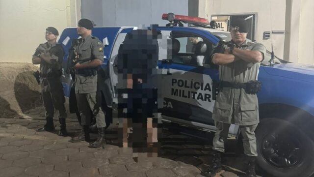 Homem é preso por suspeita de crimes de tráfico de drogas, cárcere privado e lesão corporal em Pires do Rio