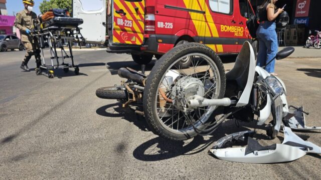 Colisão entre carro e moto lidera atendimentos do Corpo de Bombeiros de Catalão em 2024