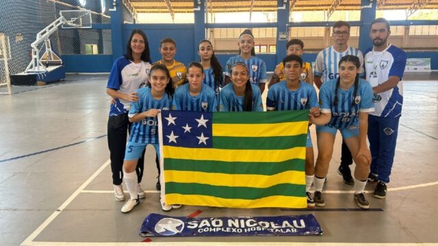 Equipe do Colégio Estadual João Netto de Campos perde em jogo disputado e vai disputar o 3º lugar no Campeonato Brasileiro de Futsal Escolar sub-17