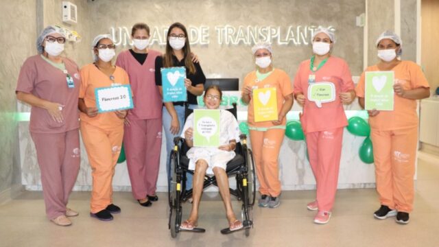 Primeira paciente a passar por transplante de rim e pâncreas na rede pública de Goiás recebe alta no HGG