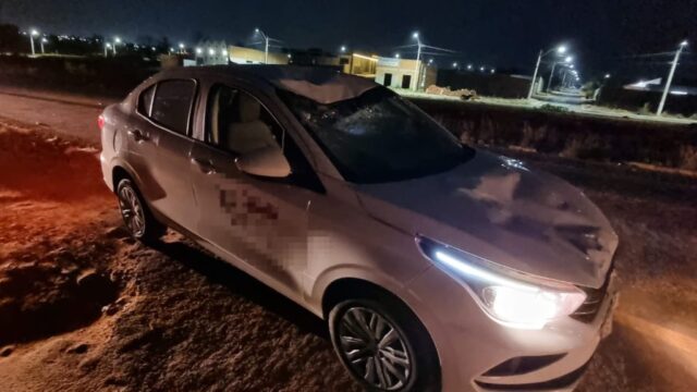 Homem fica gravemente ferido após ser atropelado por carro na GO-330, em Catalão