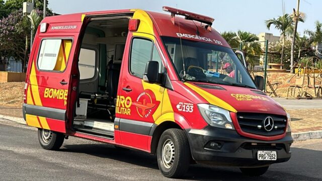 Acidente entre duas motos deixa mulher ferida em Catalão