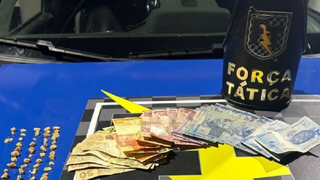 Homem é preso por tráfico de drogas e mulher autuada por consumo em Catalão