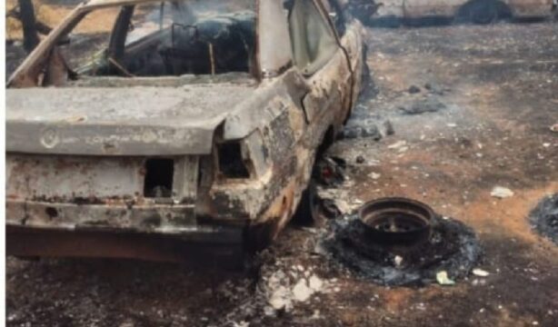 Mulher é presa em flagrante após causar incêndio de grandes proporções em propriedade rural em Ipameri