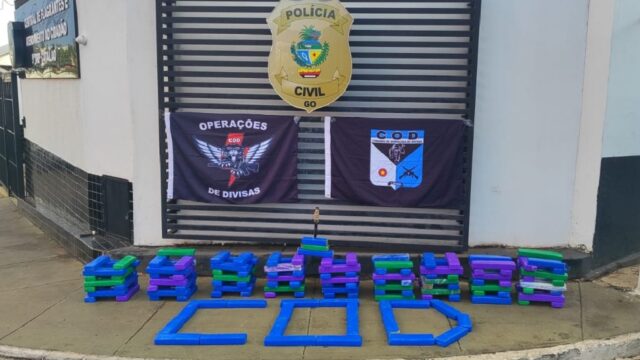 Indivíduo é preso com 190 kg de maconha durante abordagem na BR-050 em Catalão
