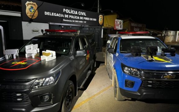 Operação "Guardião da Estrada de Ferro" resulta em grande apreensão de drogas em Pires do Rio