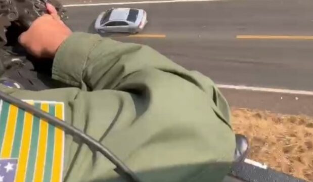VÍDEO: Confronto Policial em Goiás resulta na recuperação de veículo e prisão de indivíduos perigosos