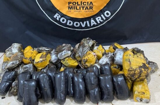 Polícia Rodoviária apreende motocicleta com mais de 8 kg de haxixe na MGC-497; droga seria entregue em Uberlândia