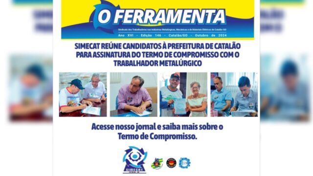 Candidatos à prefeitura de Catalão assinam Termo de Compromisso com o SIMECAT