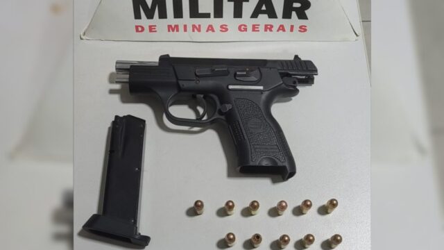 Homem é preso por porte ilegal de arma de fogo em Araguari, MG