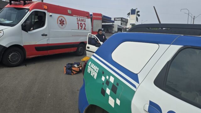Mulher fica ferida após acidente entre dois veículos em Catalão