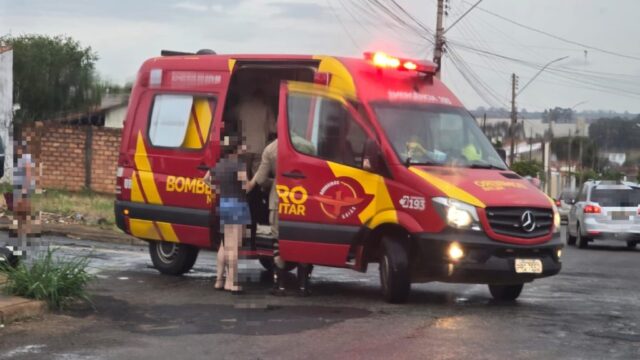 Mulher fica ferida após colisão envolvendo moto e carro, em Catalão