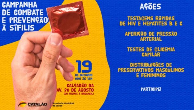 Prefeitura de Catalão lança campanha na semana de combate à sífilis