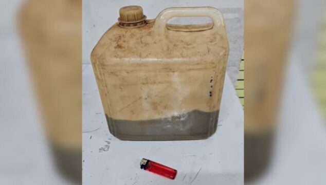 Homem com galão de gasolina e isqueiro é preso no Bairro Morumbi, em Uberlândia