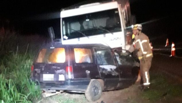 Motorista morre em colisão entre automóvel e caminhão na BR-365, próximo a Patrocínio