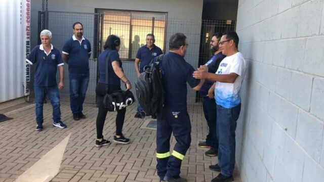 ‘De Mãos Dadas com Trabalhador’ Diretoria do Metabase visita trabalhadores da empresa Cmoc e Eurochen