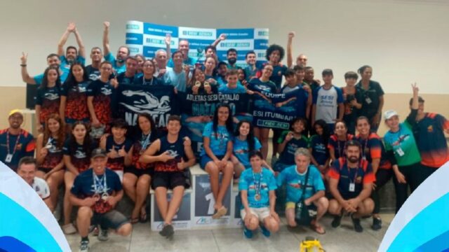 Equipe de natação do SESI Catalão conquista 1º lugar na 4ª etapa da Copa SESI