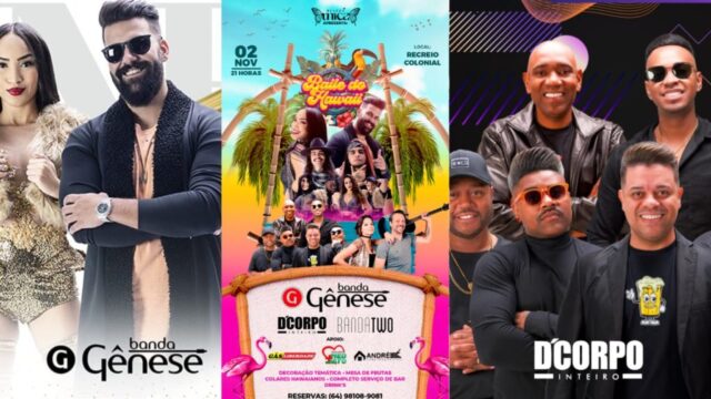 Baile do Hawaii no Clube Recreio promete agitar Catalão com atrações musicais e decoração temática