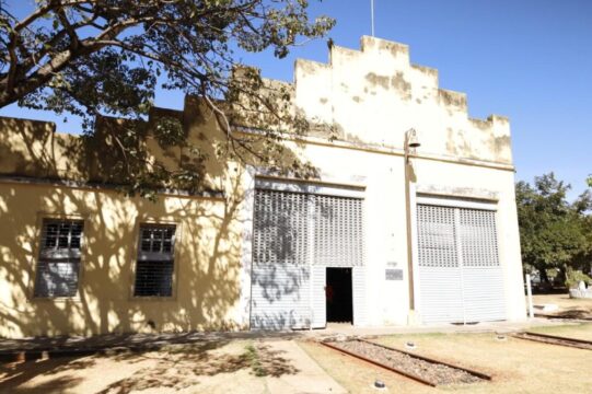 Governo de Goiás realiza obras de manutenção do Museu Ferroviário de Pires do Rio