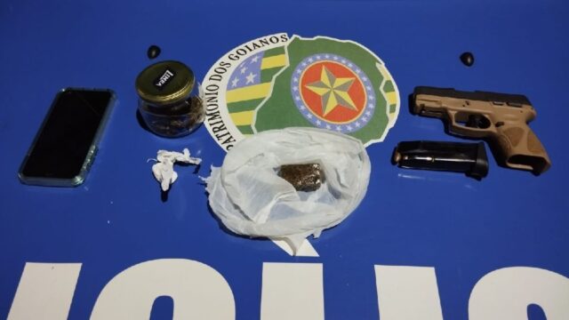 Polícia Militar apreende arma usada em possível homicídio em Vianópolis e prende casal em Pires do Rio