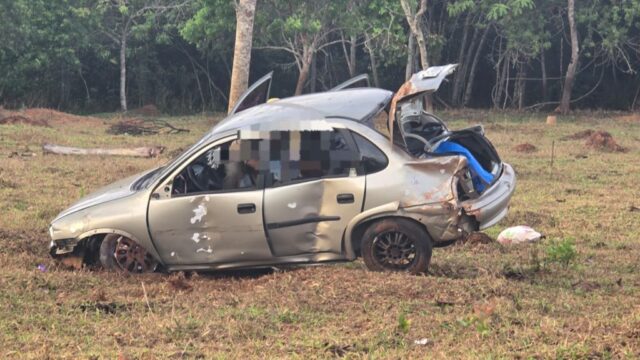 Mãe e filha ficam gravemente feridas em capotamento em Catalão