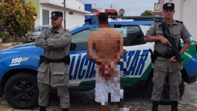 Homem é preso por tentativa de homicídio após ataque a casal em bar em Pires do Rio