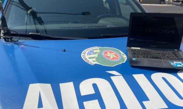 Polícia Militar prende homem em flagrante por furto de notebook em estabelecimento comercial no centro de Catalão