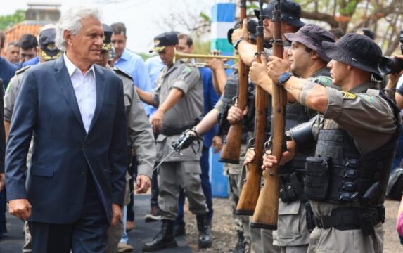 Caiado reforça respaldo ao trabalho dos policiais goianos