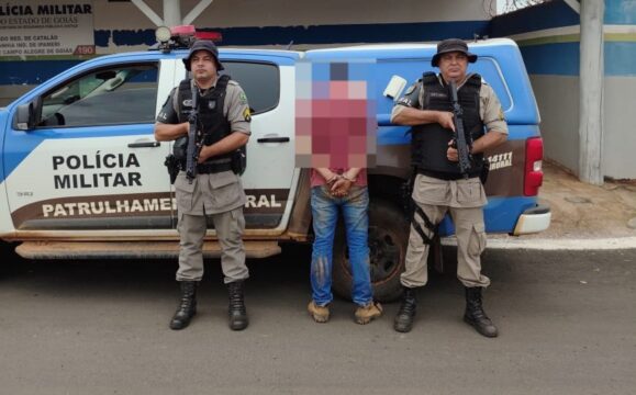 Polícia Militar de Goiás prende foragido do Rio Grande do Norte na zona rural de Campo Alegre de Goiás