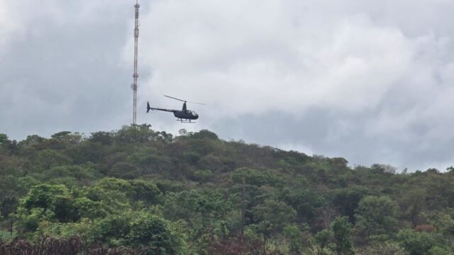 Forças de segurança realizam operação para capturar foragido em Catalão