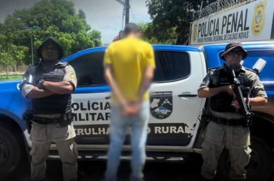 Foragido da Justiça é recapturado pelo Batalhão Rural em Caldas Novas