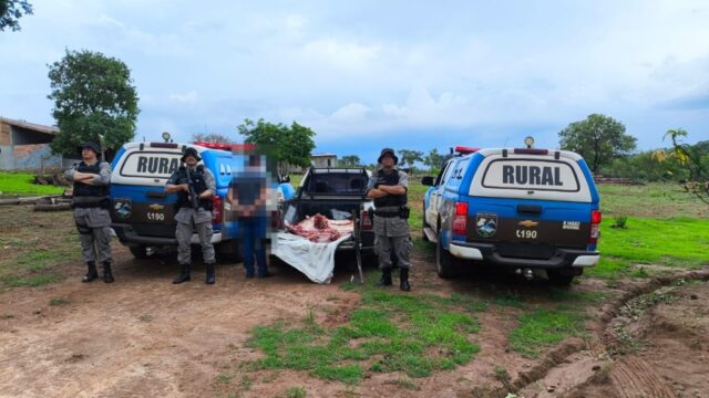 Batalhão Rural combate abate clandestino de animais em Rio Quente