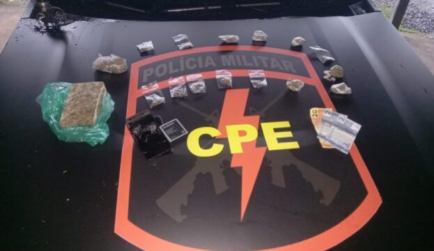 Dupla é presa em Catalão com mais de meio quilo de maconha durante patrulhamento da PM