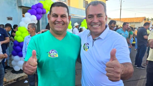 Cebinha e Nelci são reeleitos em Ouvidor com 84,35% dos votos válidos e ampla aprovação popular