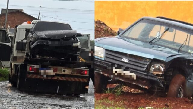 Colisão entre dois veículos é registrado no bairro Maria Amélia I, em Catalão