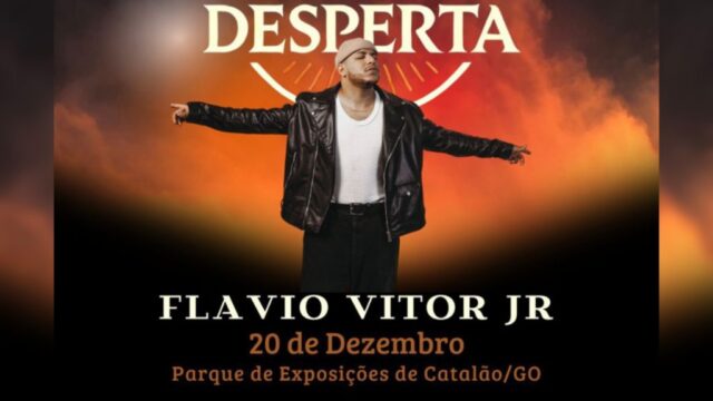 Desperta Catalão promete noite de renovo espiritual com cantor Flávio Vitor Jr.