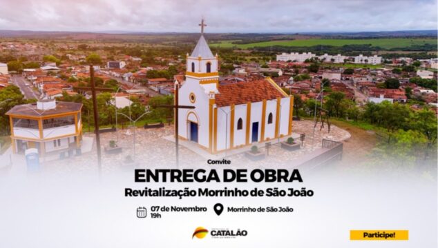 Revitalização do Morrinho de São João será entregue nesta quinta-feira (7)