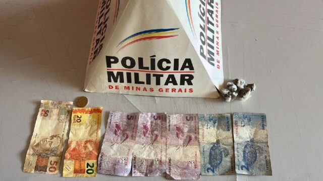 Polícia Militar prende suspeito por tráfico de drogas e apreende entorpecentes em Coromandel