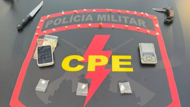 CPE prende homem de 20 anos por tráfico de drogas em operação no Jardim Catalão