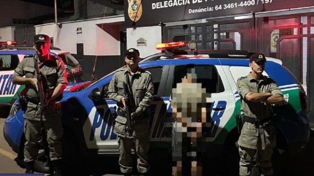Homem é preso em flagrante por série de furtos em comércios em Pires do Rio, Goiás
