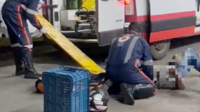 Idoso fica ferido após colisão entre moto e carro no bairro das Américas, em Catalão