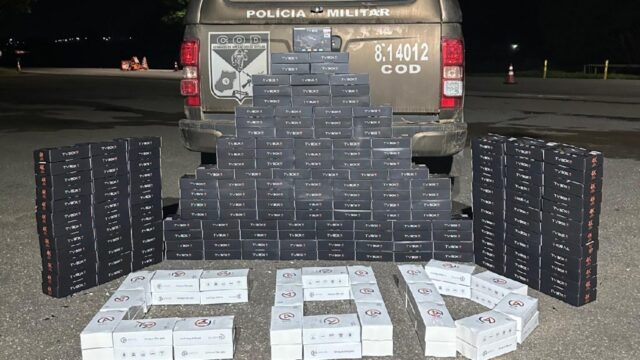 Operação integrada entre COD e Receita Federal resulta na apreensão de 250 aparelhos clandestinos de TV Box no sudeste goiano